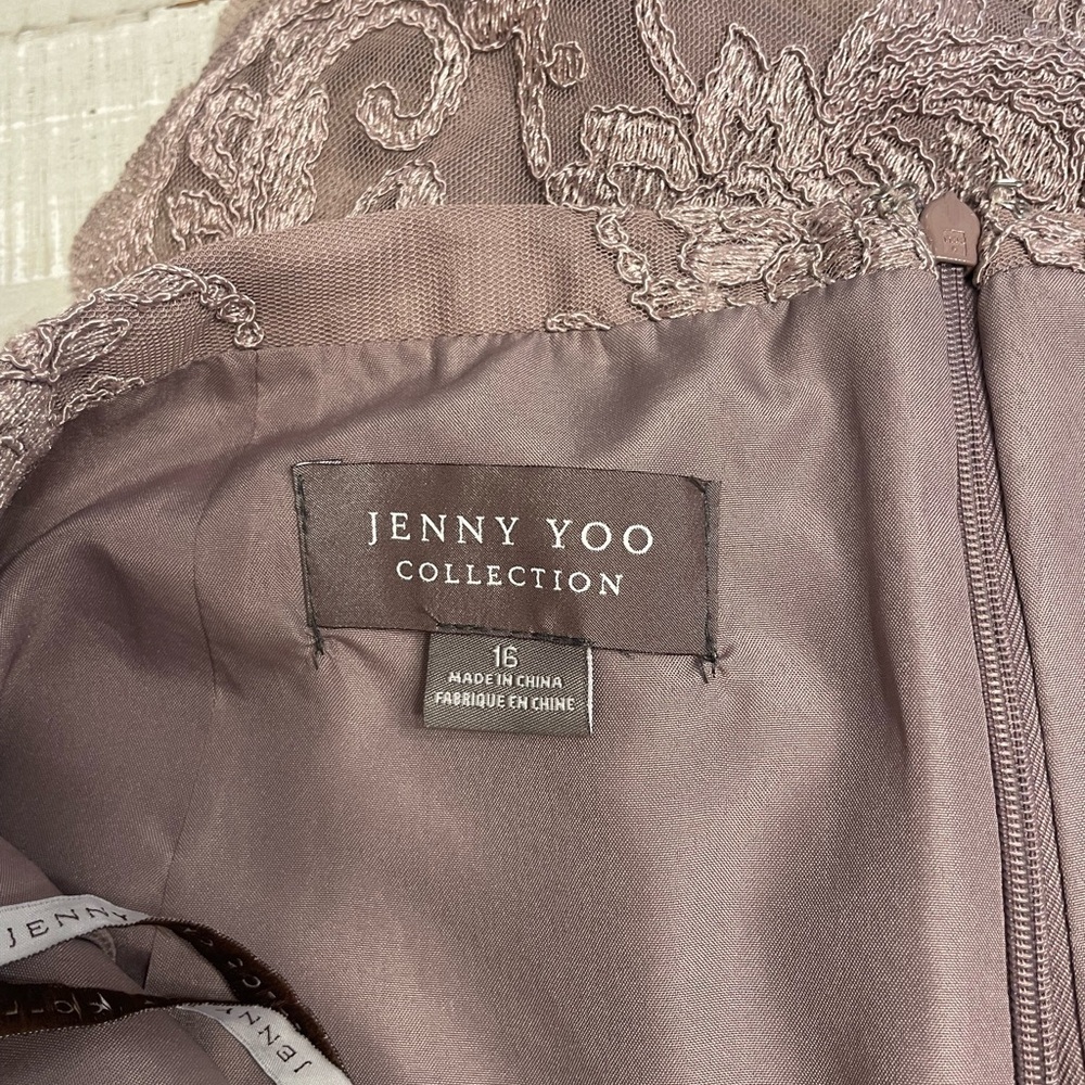 Elegant Lace Embroidered Jenny Yoo Skirt - Purple - Picture 4 of 7